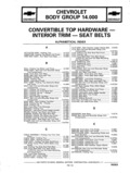 Previous Page - Chassis and Body Parts Catalog P&A 11 April 1977